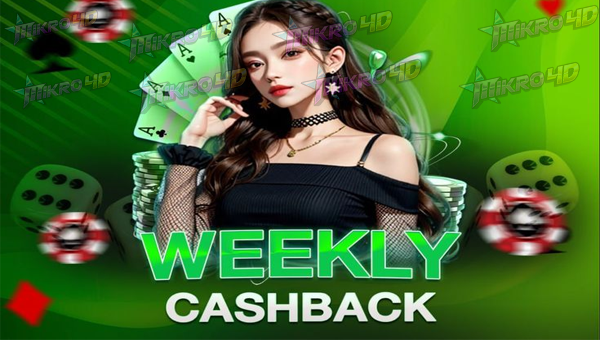 Cashback Mingguan Hingga 20%! Balikin Modal Tiap Pekan! Slot Terbaik